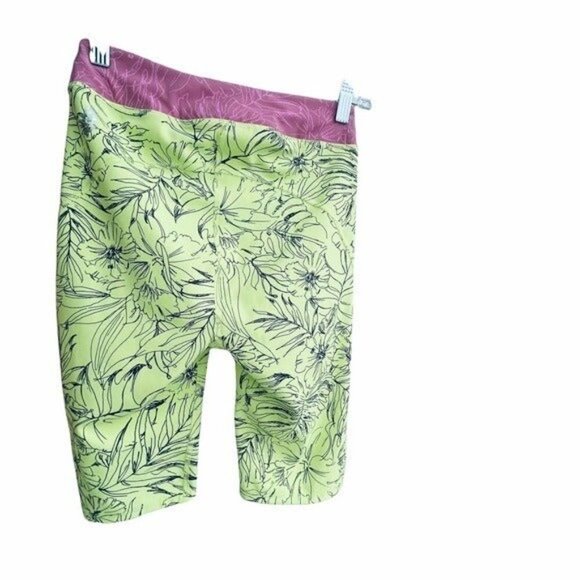 Spandex floral bike shorts FREE PEOPLE MOVEMENT fired up women’s xs tropical - Picture 7 of 9
